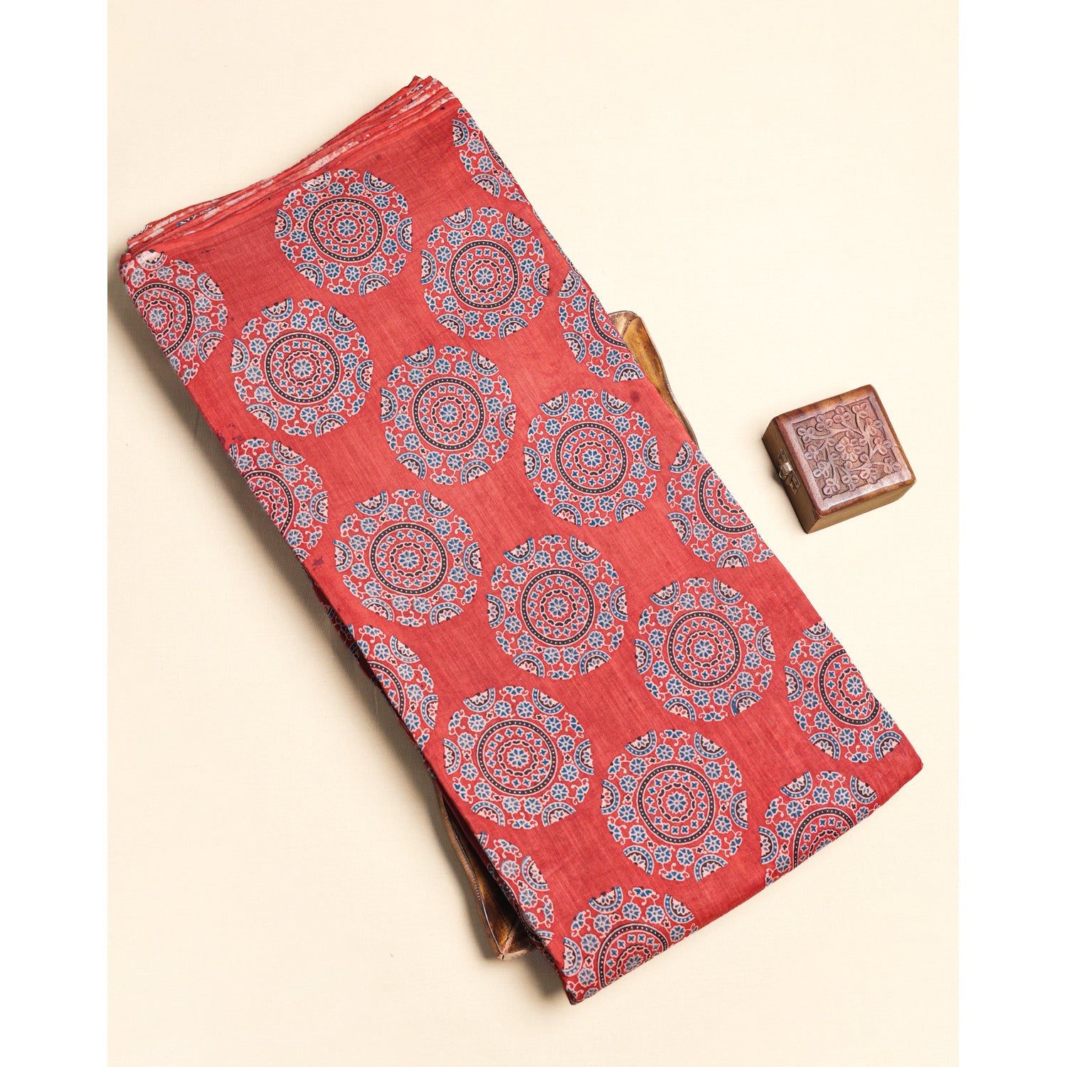 COTTON AJRAKH PRINTED FABRIC