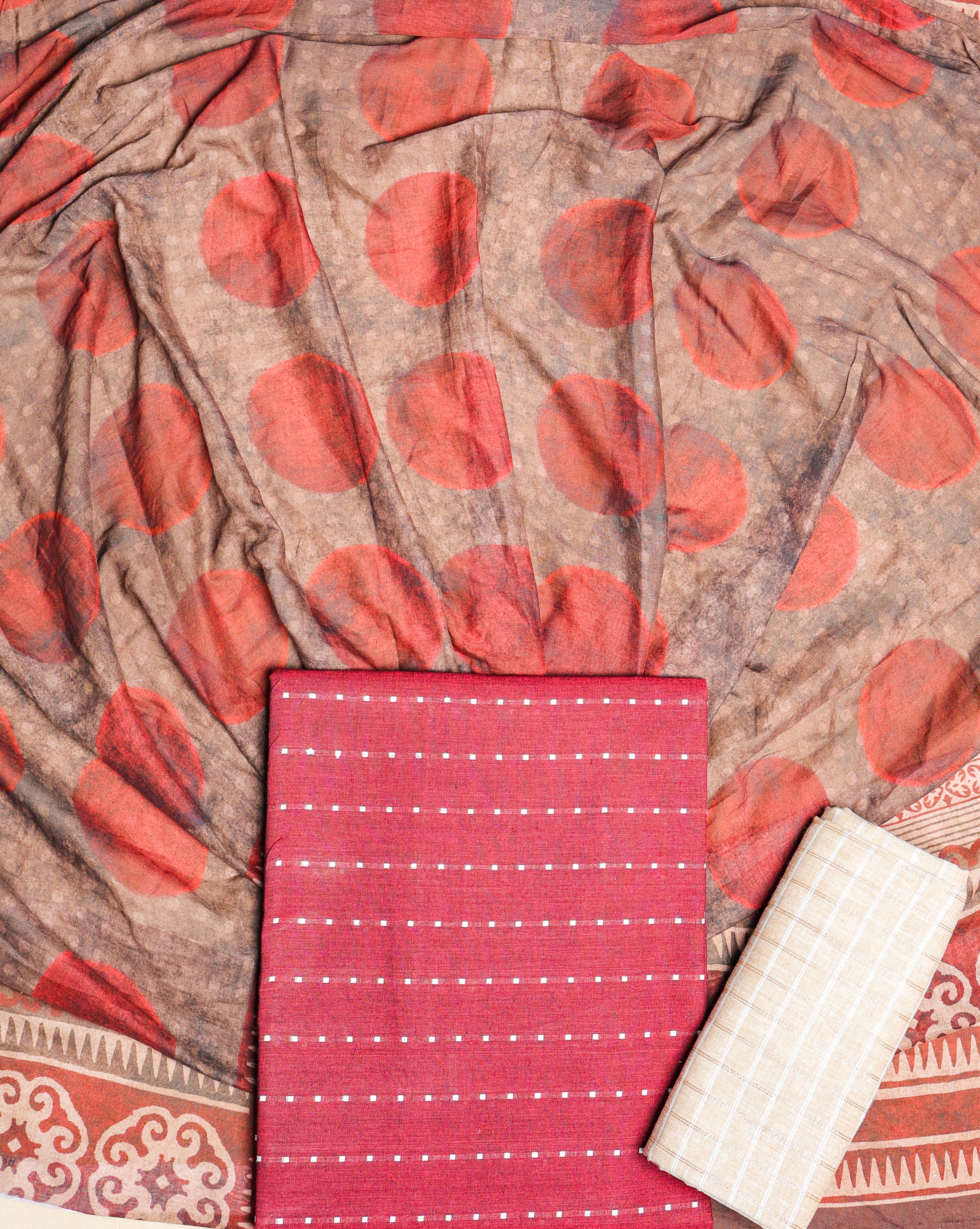 PURE COTTON HANDLOOM SUIT SET