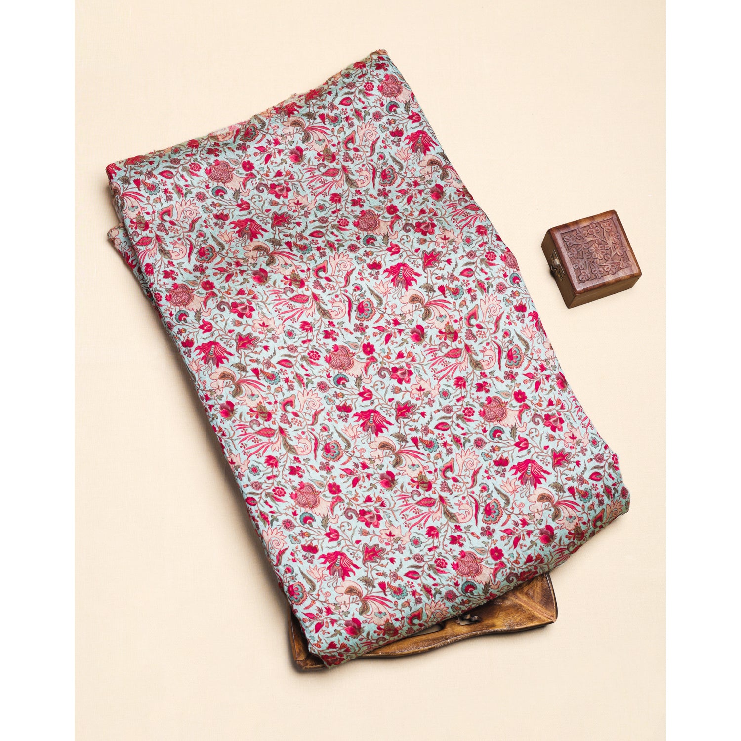 MOGRA CHANDERI PRINTED FABRIC