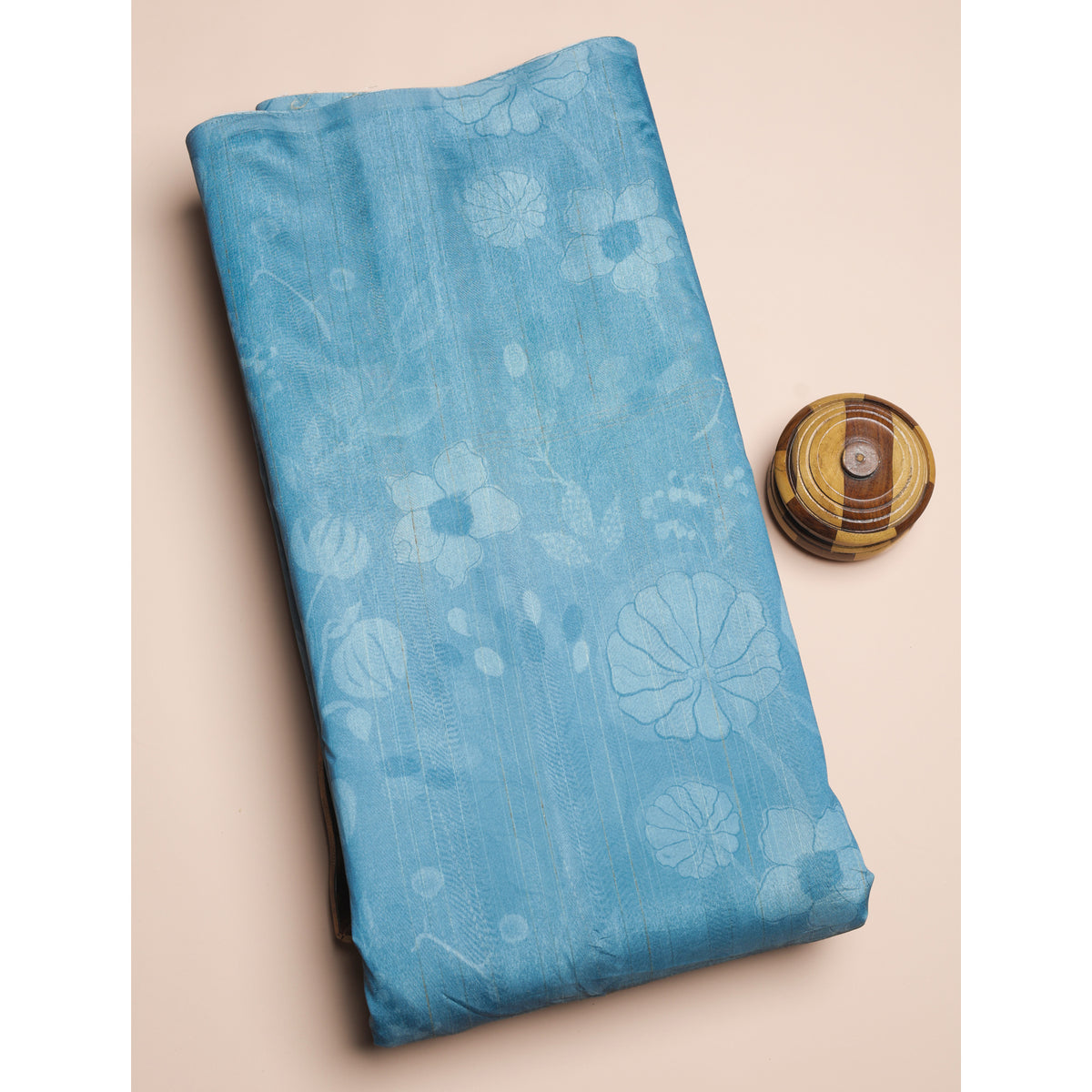 SEMI TUSSAR PRINTED FABRIC