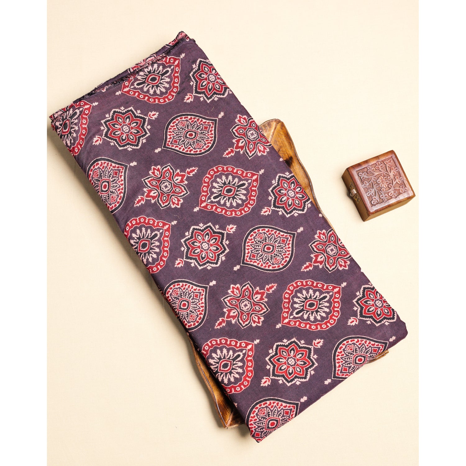 COTTON AJRAKH PRINTED FABRIC