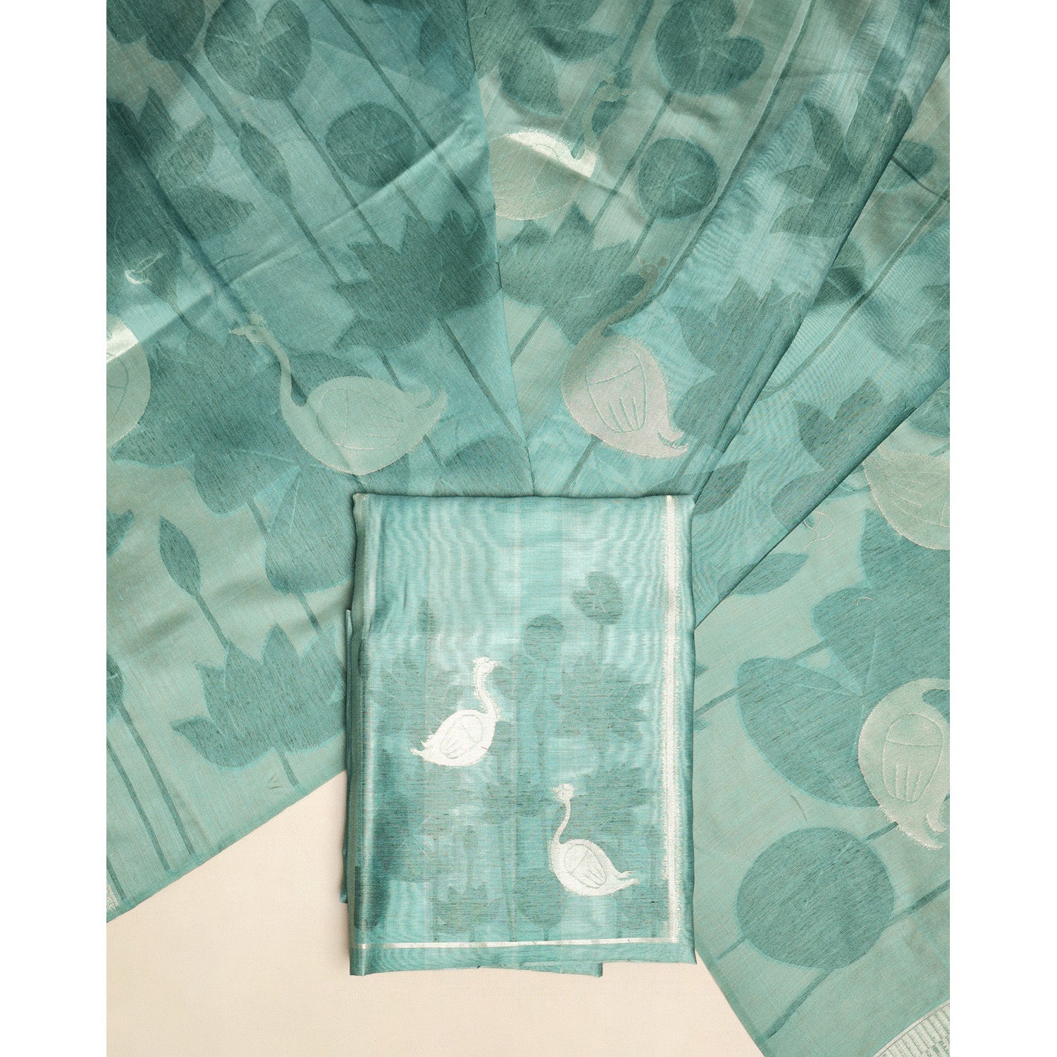 SILK JAMDHANI SUIT SET