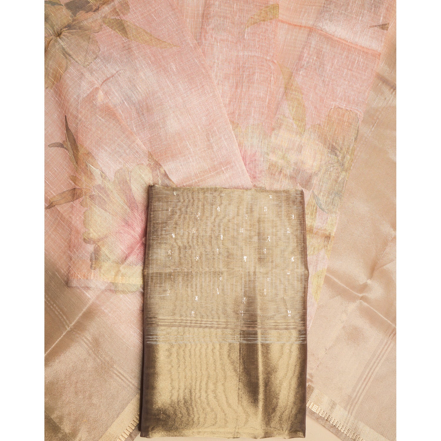TEHZEEB - TISSUE SILK PRINTED 2 PIECE SET