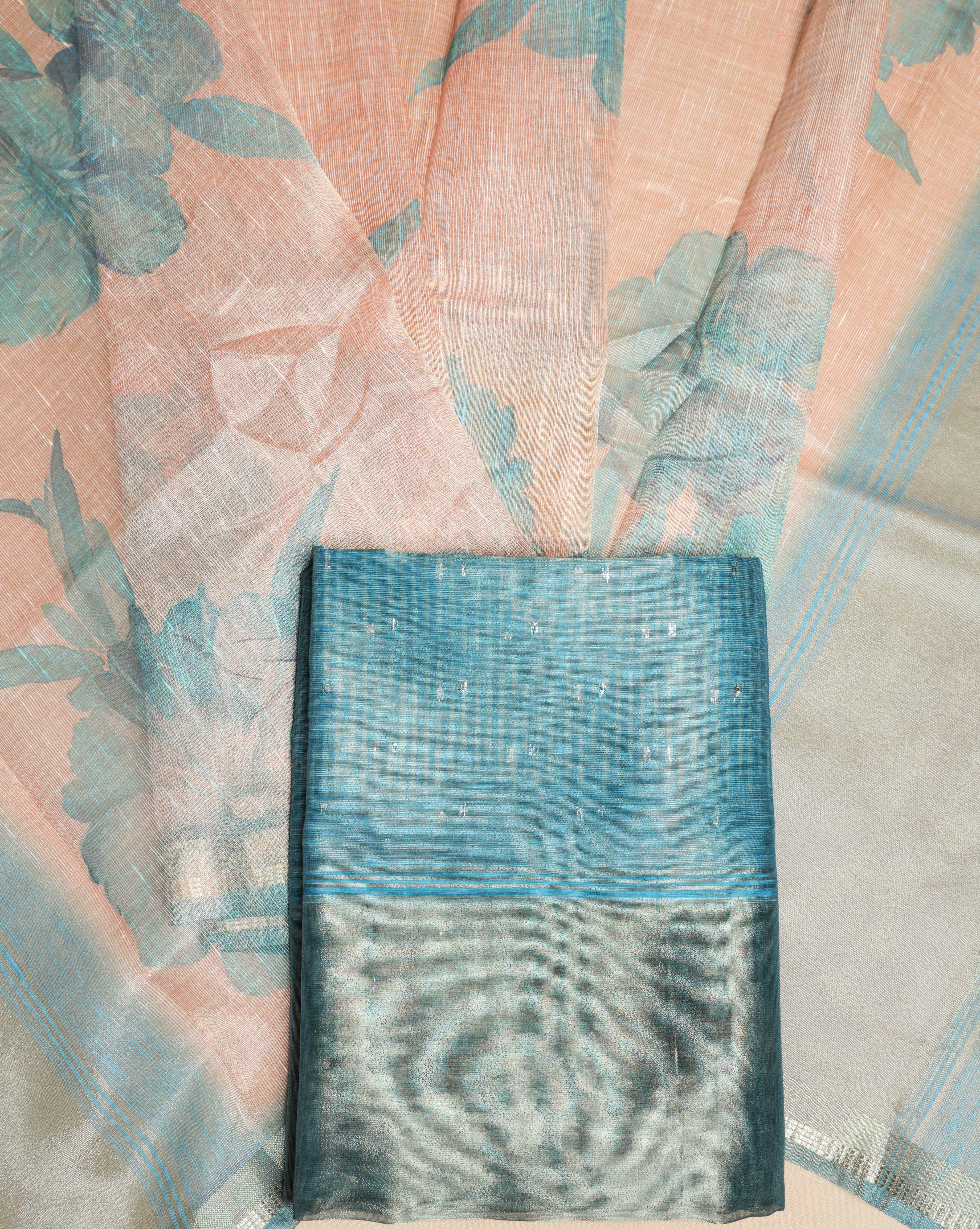 TEHZEEB - TISSUE SILK PRINTED 2 PIECE SET