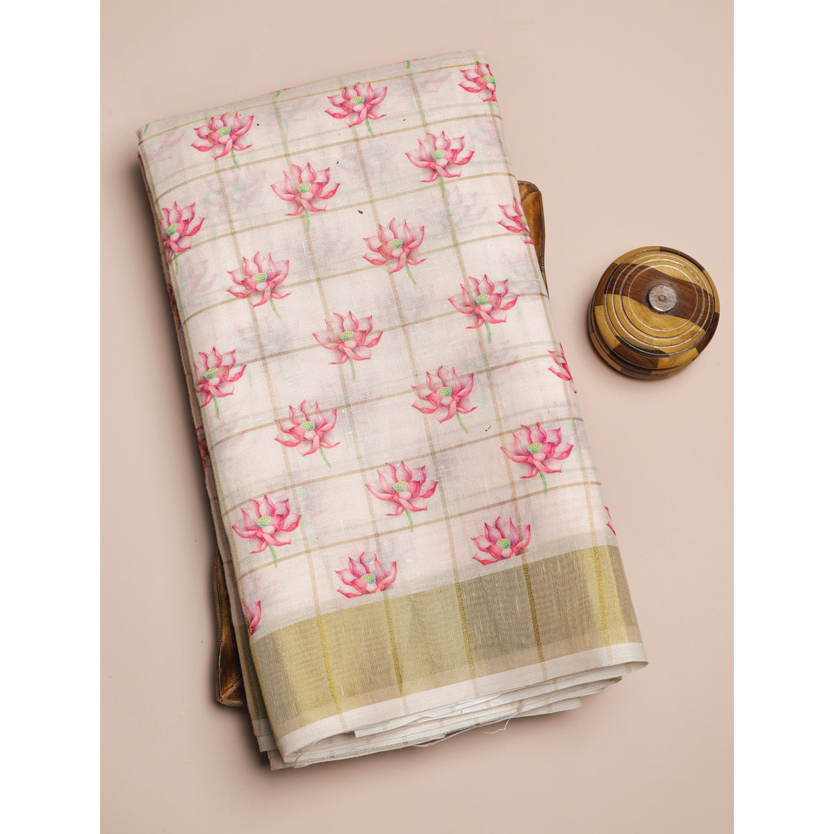 SEMI TUSSAR PRINTED FABRIC