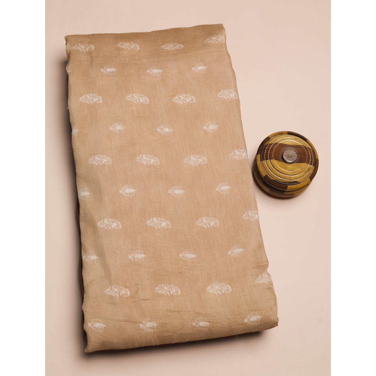 MUL CHANDERI PRINTED FABRIC