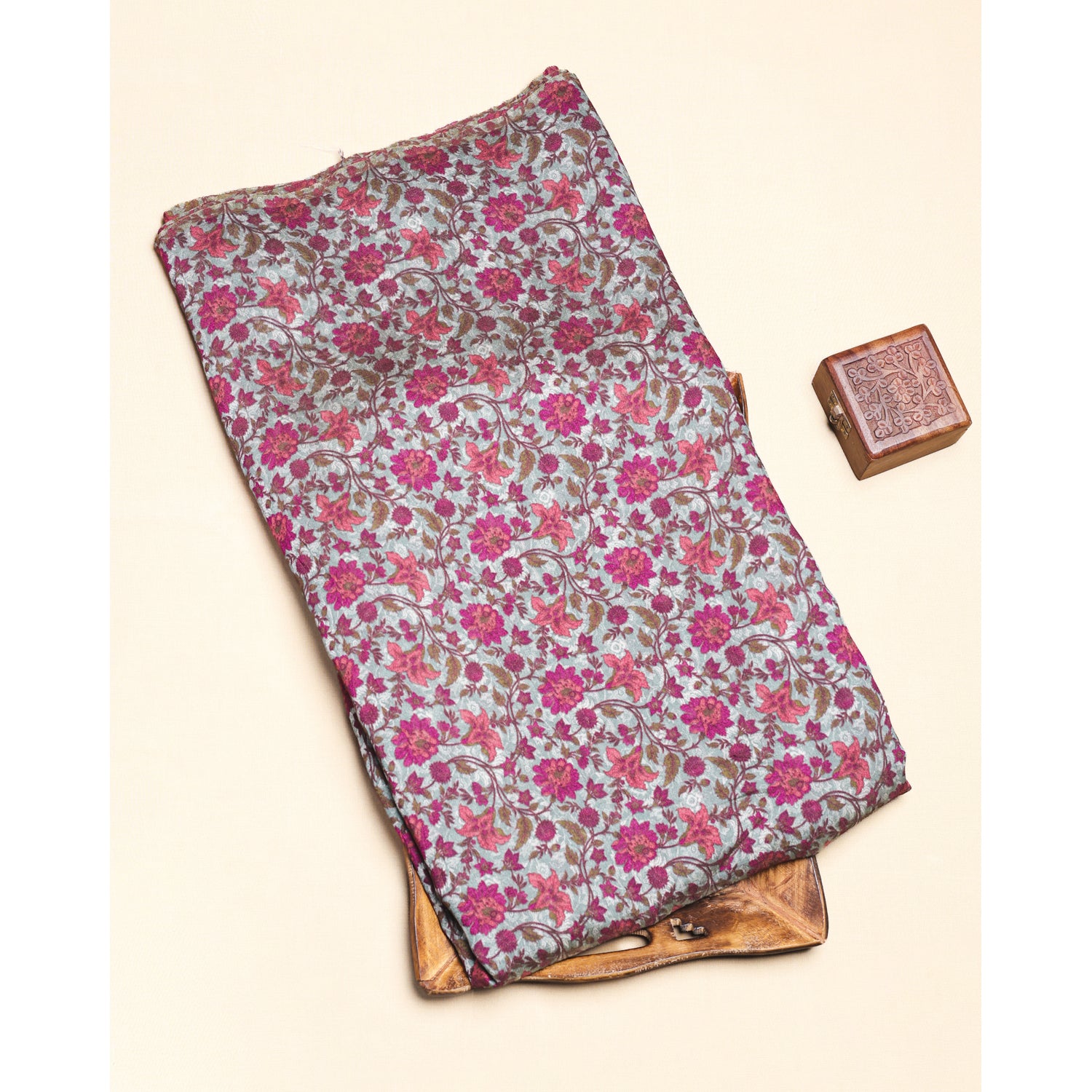 MOGRA CHANDERI PRINTED FABRIC