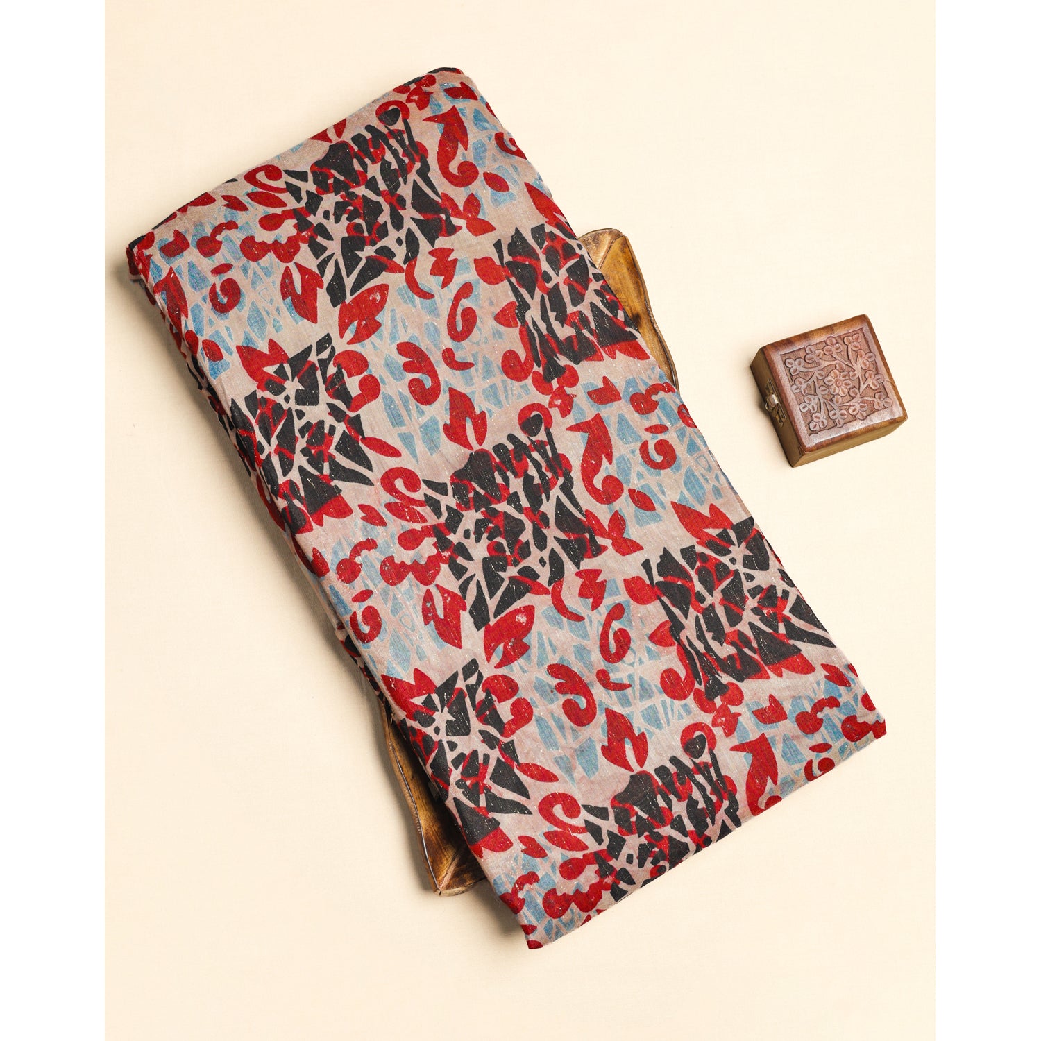 COTTON AJRAKH PRINTED FABRIC