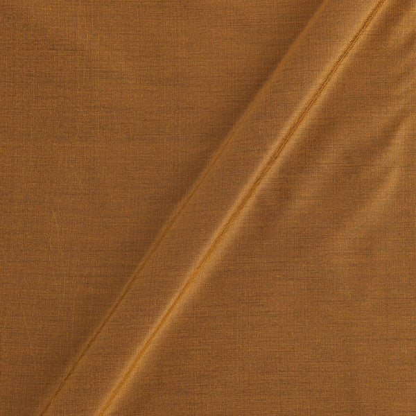 Spun Cotton (Banarasi PS Cotton Silk) Bronze Colour 43 Inches Width Fabric - Dry Clean Only freeshipping - SourceItRight