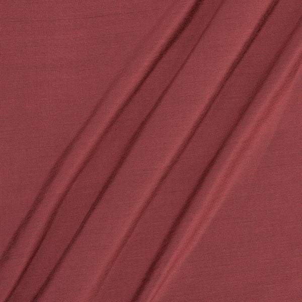 Spun Cotton (Banarasi PS Cotton Silk) Dusty Rose Cross Tone [Shell Pink X Black] 45 Inches Width Fabric - Dry Clean Only Cut Of 0.55 Meter