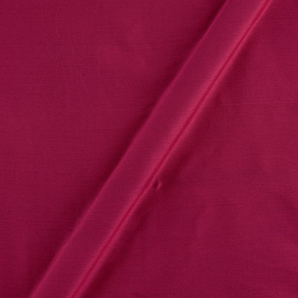 Spun Cotton (Banarasi PS Cotton Silk) Hot Pink Colour Fabric - Dry Clean Only Cut Of 0.40 Meter