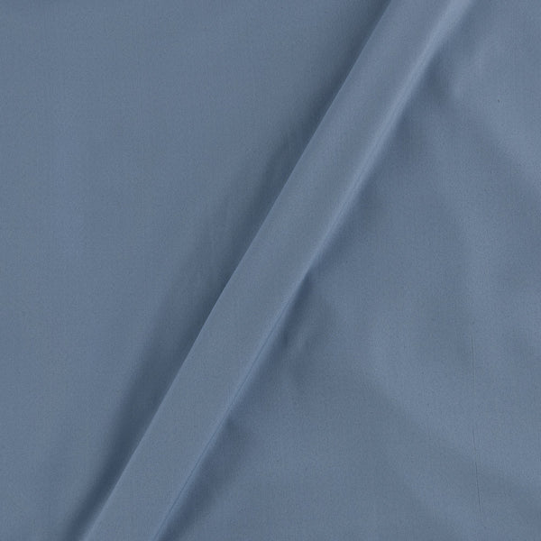 Butter Crepe Steel Blue Colour 41 Inches Width Fabric