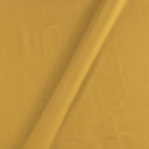 Butter Crepe Minion Yellow Colour 41 Inches Width Fabric
