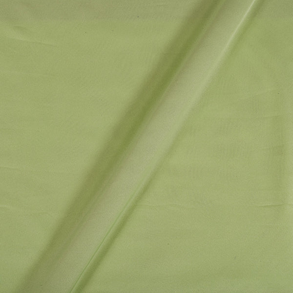 Butter Crepe Lime Green Colour 41 Inch Width Fabric cut of 0.80 Meter