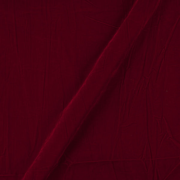 Micro Velvet Mars Red Colour 46 Inches Width Fabric