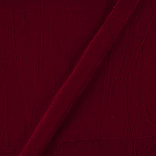 Buy Micro Velvet Red Maroon Colour Fabric Online 4005BB - SourceItRight