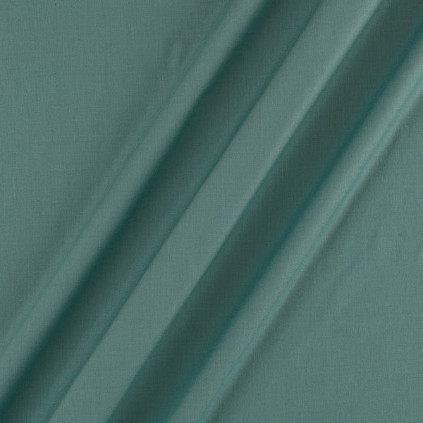 Buy Mineral Green Colour Bamboo Cotton Plain Fabric Online 4006AE