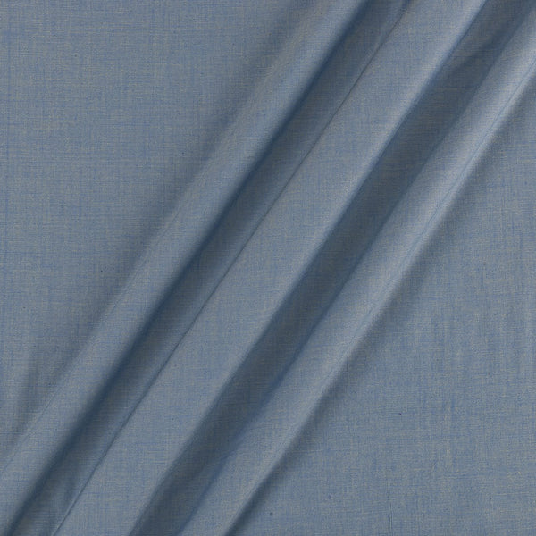 Buy Blue Grey Colour Bamboo Cotton Plain Fabric Online 4006AH