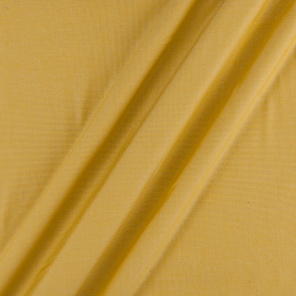 Buy Mustard Yellow Colour Bamboo Cotton Plain Fabric Online 4006AI