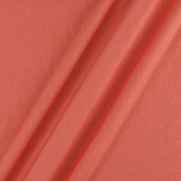 Buy Sugar Coral Colour Bamboo Cotton Plain Fabric Online 4006AJ