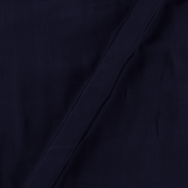 Chinnon Chiffon Navy Blue Colour Plain Dyed 42 Inches Width Fabric