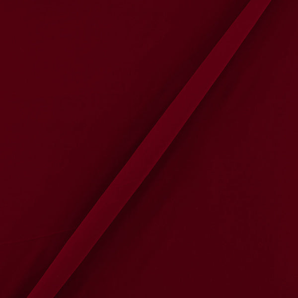 Buy Georgette Maroon Colour Plain Dyed Poly Fabric Ideal For Dupatta Online 4016AD