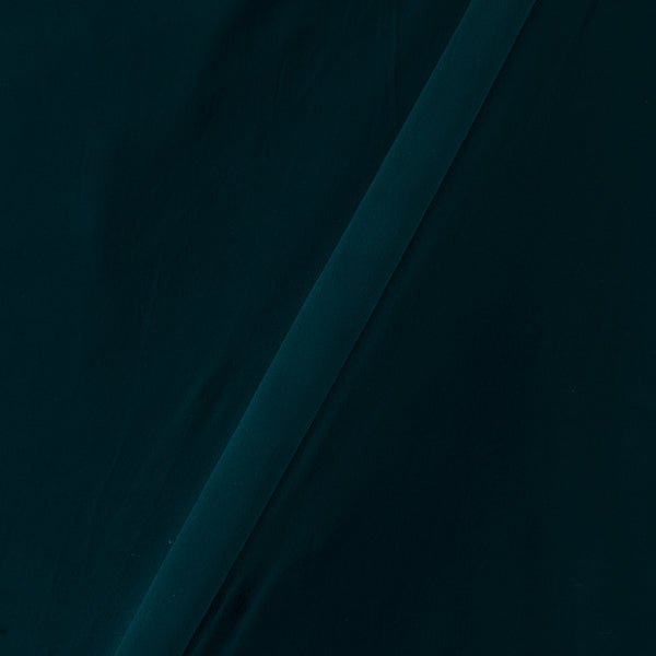Georgette Teal Colour Plain Dyed Poly Fabric Ideal For Dupatta Online 4016AL