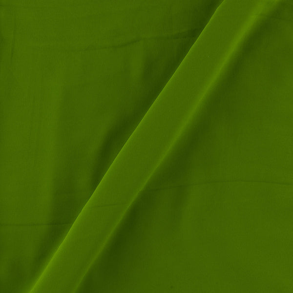 Georgette Bright Green Colour Plain Dyed Poly Fabric Ideal For Dupatta Online 4016AT