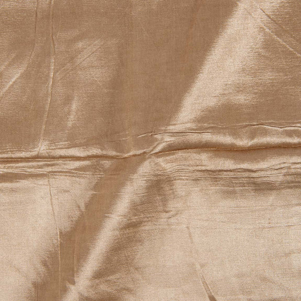 Mashru Gaji Beige Colour 45 Inches Width Dyed Fabric cut of 0.70 Meter