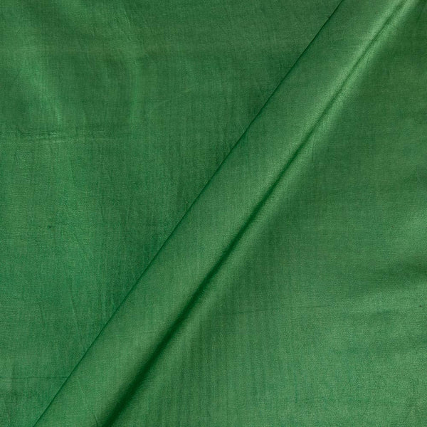 Mashru Gaji Grass Green Colour 45 Inches Width Dyed Fabric