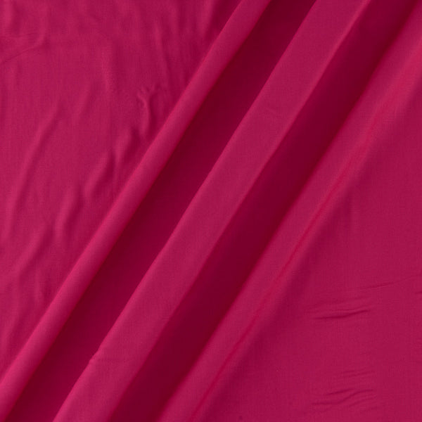 Rayon Hot Pink Colour Plain Dyed Fabric Online 4077AR