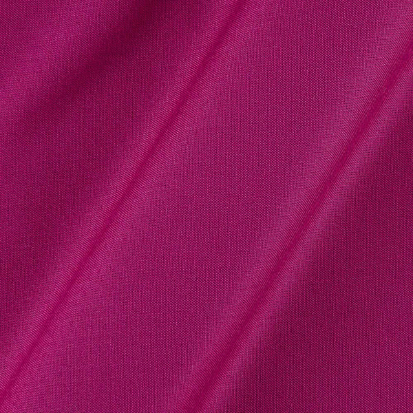 Buy Rayon Rani Pink Colour Plain Dyed Fabric Online 4077AX