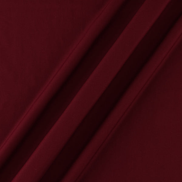 Rayon Maroon Colour Plain Dyed 43 Inches Width Fabric cut of 0.80 Meter