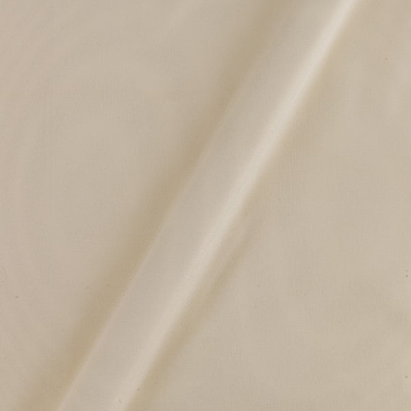 Rayon Off White Colour Plain Dyed 43 Inches Width Fabric