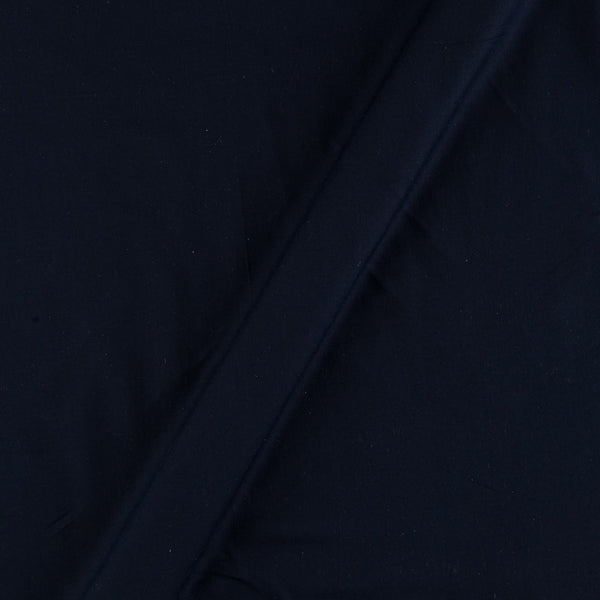Buy Rayon Midnight Blue Colour Plain Dyed Fabric 4077BT Online