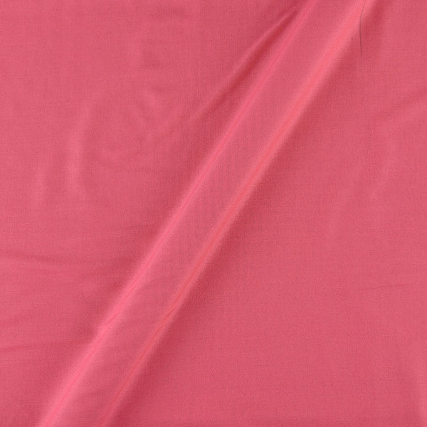 Rayon Pink Lemonade Colour 43 inches Width Plain Dyed Fabric Cut Of 0.90 Meter