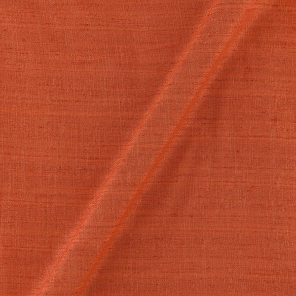 Artificial Matka Silk Orange X Red Cross Tone Fabric Online 4078AT