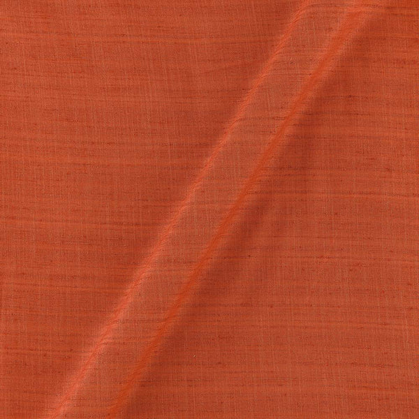 Cotton Matty Rani Pink X Orange Cross Tone 43 Inches Width Dyed Fabric  (Viscose & Cotton Blend)