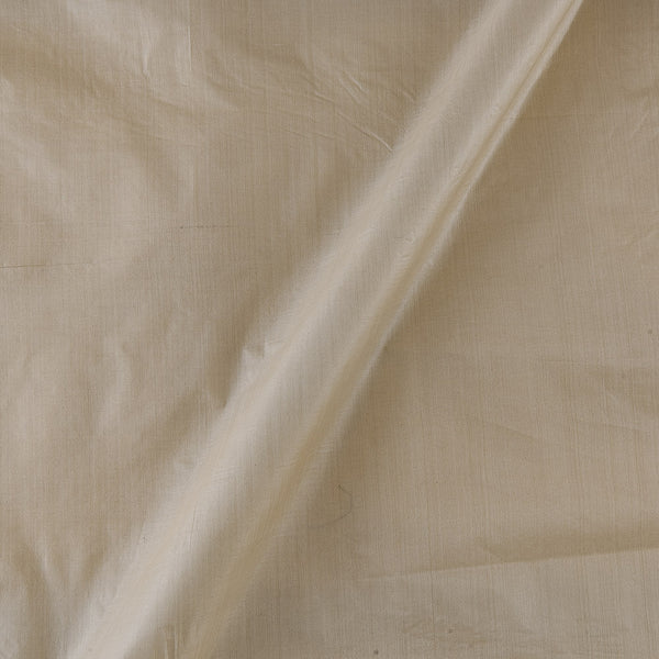 Dyeable Tussar Silk Pearl White Colour 43 Inches Width Fabric