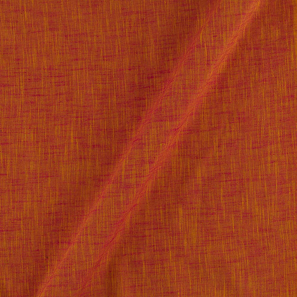 Slub Cotton Orange X Crimson Cross Tone Fabric 4090AI
