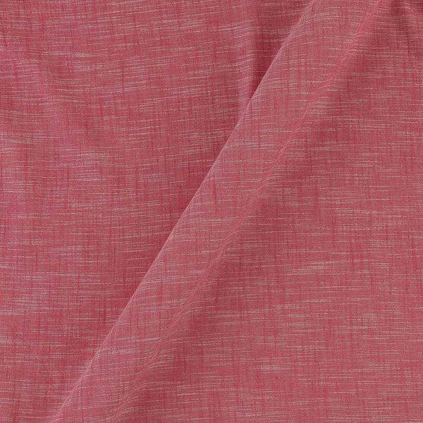 Buy Slub Cotton Carrot Pink X White Cross Tone Fabric Online 4090AJ