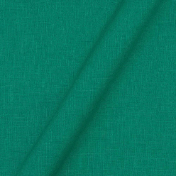 Slub Cotton Aqua Marine Colour 40 Inches Width Fabric cut of 0.75 Meter