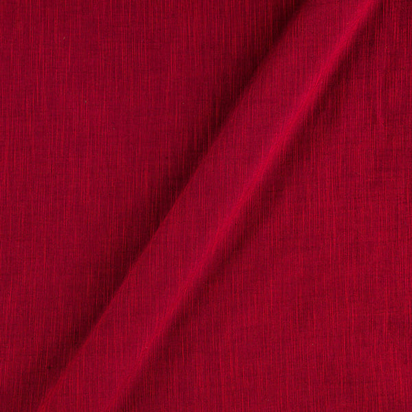 Buy Slub Cotton Cherry Red Cross Tone [Red X Maroon] Fabric Online 4090DS