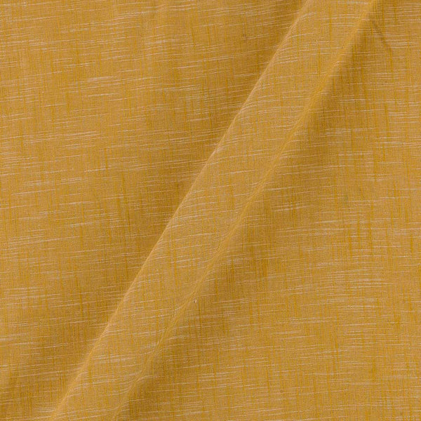 Buy Slub Cotton Mustard X White Cross Tone Fabric Online 4090EE