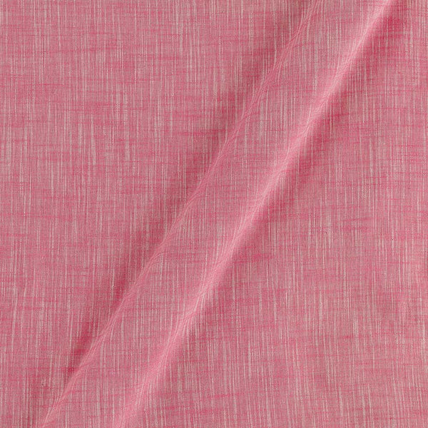 Buy Slub Cotton Pink Cross Tone [Pink X White] Fabric Online 4090EV