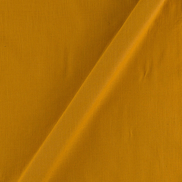 Buy Slub Cotton Mustard Yellow Colour Fabric Online 4090HI3