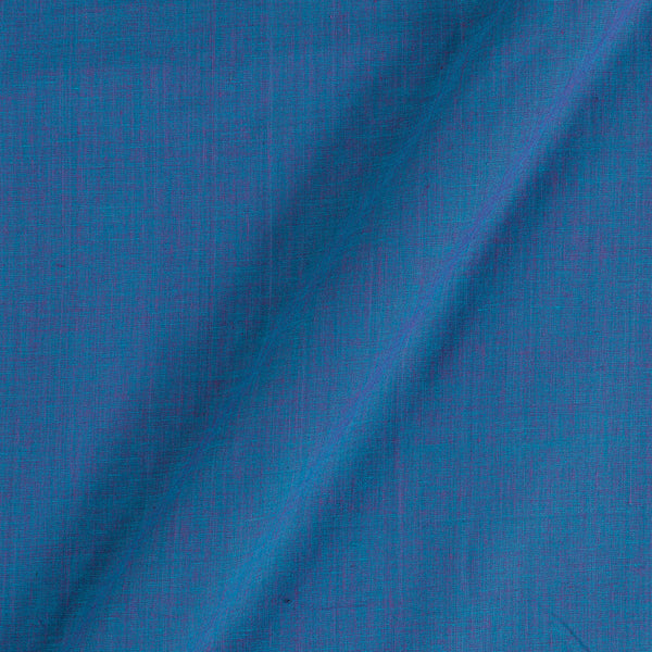 South Cotton Blue X Purple Cross Tone Dyed 43 Inches Width Washed Fabric