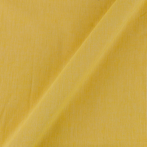 South Cotton Lemon Yellow Colour Washed Dyed 42 Inches Width Fabric