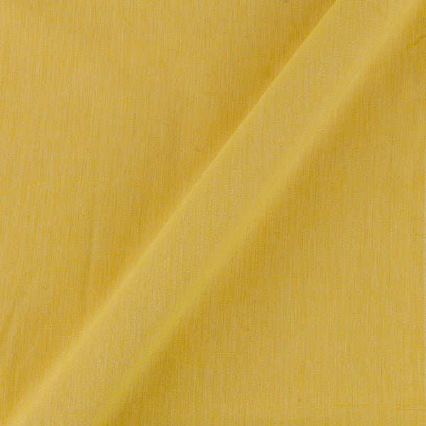 South Cotton Lemon Yellow Colour Washed Dyed 42 Inches Width Fabric Cut Of 0.50 Meter