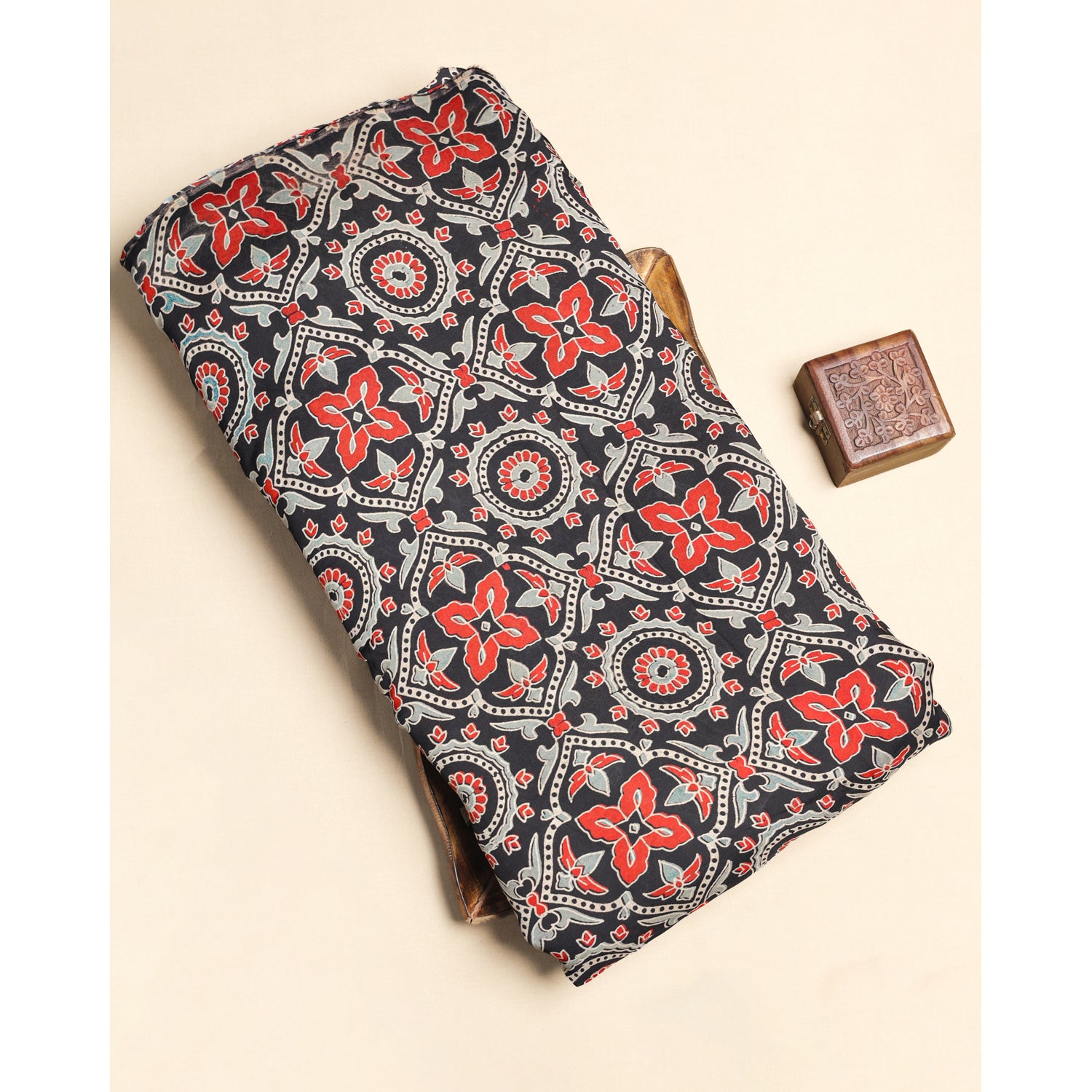 COTTON AJRAKH PRINTED FABRIC